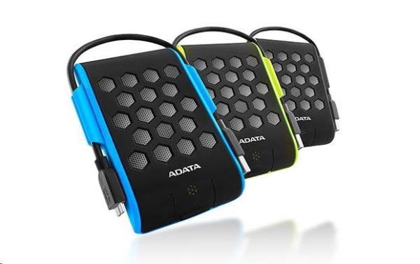 Externý pevný disk ADATA 1TB 2, 5" USB 3.1,  DashDrive™ Durable HD720,  G-senzor,  modrý,  (gumový,  odolný voči vode/ nárazom0