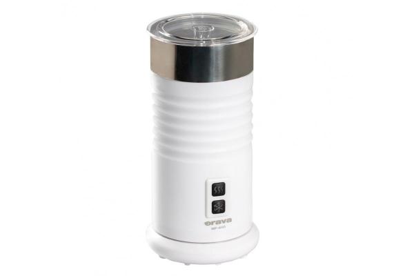 Orava MF-400 napěňovač mléka,  400 W,  elektrický,  240 ml,  2-funkční přepínač,  bílá2