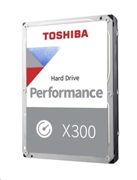 TOSHIBA HDD X300 12TB,  SATA III,  7200 otáčok za minútu,  256 MB cache,  3, 5",  DOPREDAJ1