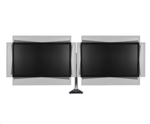 Stolný držiak ARCTIC Z2 Pro (Gen3) pre 2x LCD do 34",  nosnosť 2x15 kg,  4x USB HUB,  čierny19