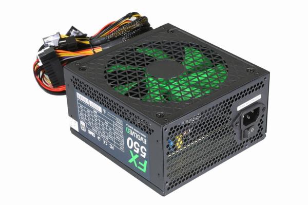 EVOLVEO FX 550 , napájací zdroj 550W ATX, 14cm, tichý, 80+, bulk2