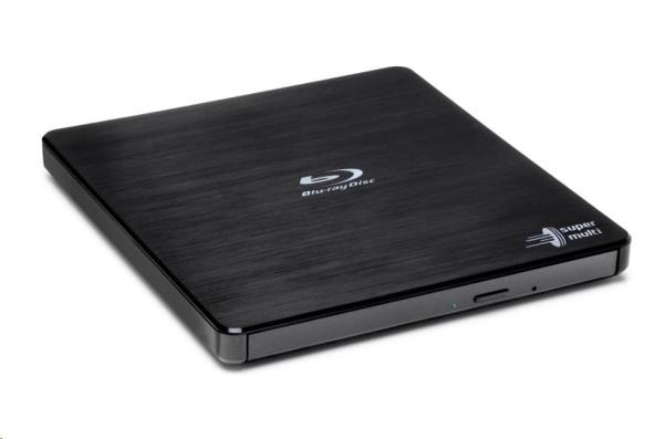 HITACHI LG - Externý disk BD-W/ CD-RW/ DVD±R/ ±RW/ RAM/ M-DISC BP55EB40,  čierny,  box+SW2