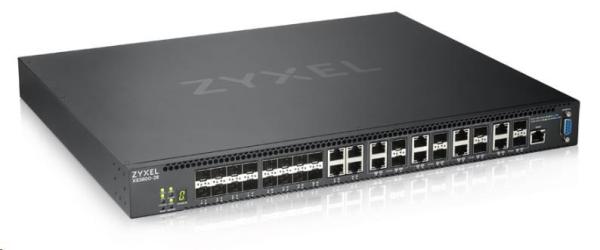 Zyxel XS3800-28 28-portový spravovaný prepínač 10GbE L2+, MultiGig, 16x 10GbE SFP+, 4x 10GbE RJ45, 8x 10G RJ45/SFP+ com