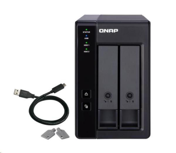 QNAP TR-002 rozšiřujicí jednotka (2xSATA, USB-C 3.2 Gen2)