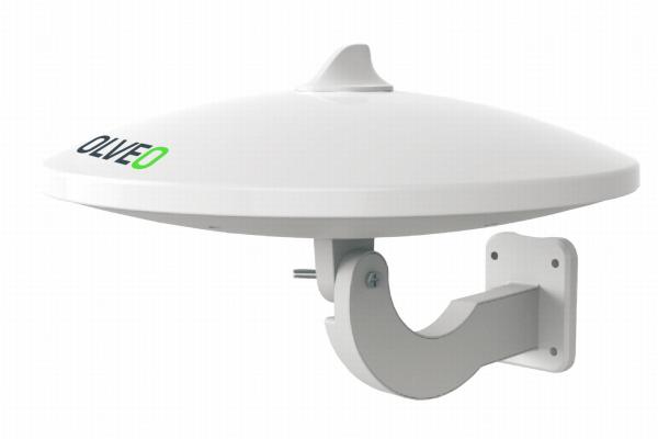 EVOLVEO Jade 1, aktivní venkovní anténa FM/DAB+/DVB-T2, filtr LTE,4G,5G