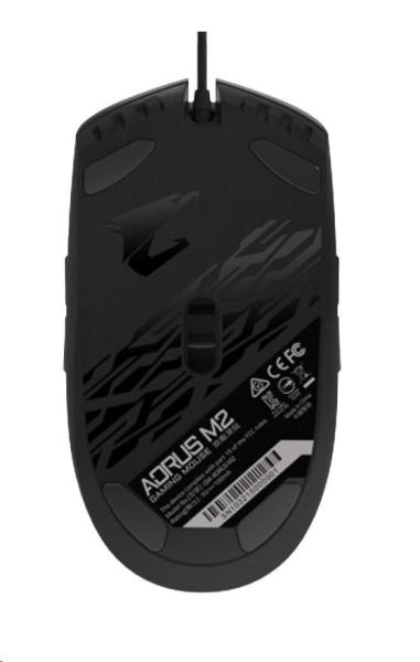 GIGABYTE myš Gaming Mouse AORUS M2,  USB,  Optical,  up to 6200 DPI4