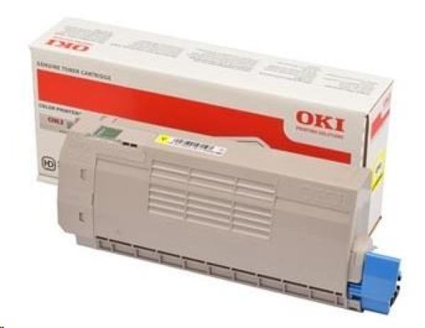 Žltý toner OKI pre C824/ C834/ C844 (5 000 strán)