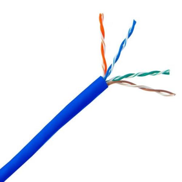 UTP kabel PlanetElite,  Cat5E,  licna(lanko),  PVC,  modrá,  305m