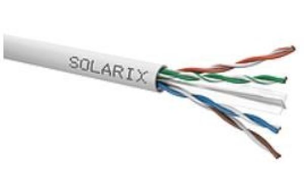 Inštalačný kábel Solarix UTP,  Cat6,  vodič,  PVC,  cievka 500 m SXKD-6-UTP-PVC