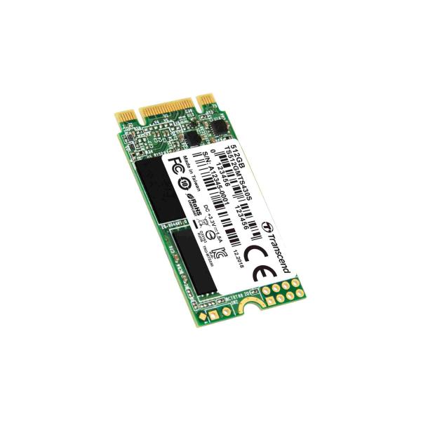 TRANSCEND Industrial SSD MTS430S 512GB,  M.2 2242,  SATA III 6 Gb/ s,  TLC1