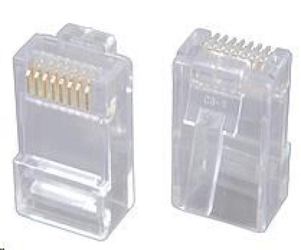 Solarix Konektor RJ45 CAT5E UTP 8p8c nestíněný neskládaný na drát  /  100 ks KRJ45/ 5SLD