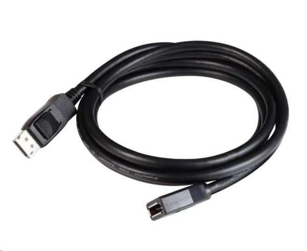 Club3D Kabel prodlužovací DisplayPort 1.4 HBR3 8K60Hz (M/ F),  2m,  28 AWG4