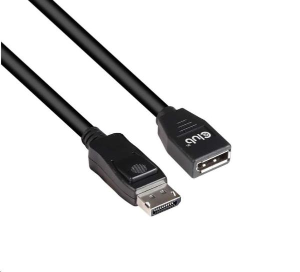 Club3D Kabel prodlužovací DisplayPort 1.4 HBR3 8K60Hz (M/ F),  2m,  28 AWG0