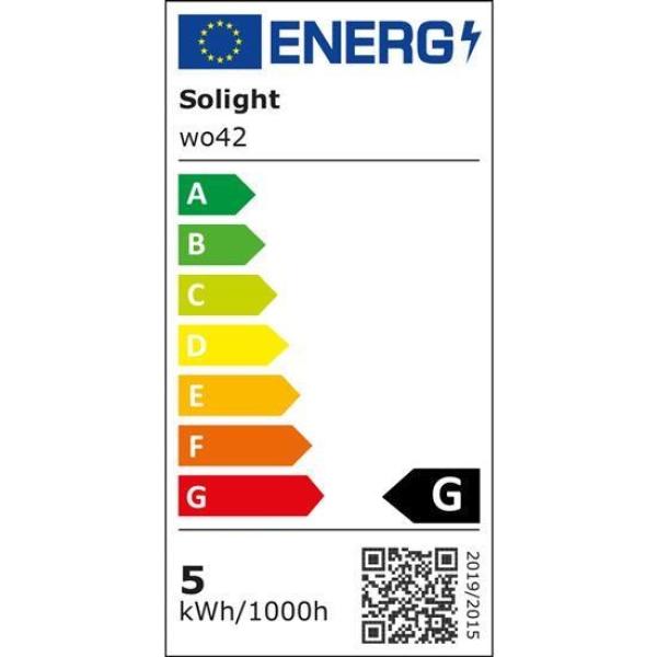 Solight LED stmívatelná lampička 2v1,  podstavec i klip,  5W 4000K,  3 barevné kryty4