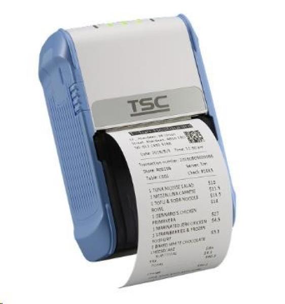TSC Alpha-2R, 8 bodov/mm (203 dpi), USB, BT, biela, modrá