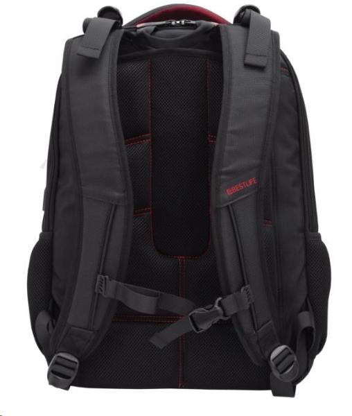 Bestlife herný batoh pre 17" notebook s usb konektormi na nabíjanie1