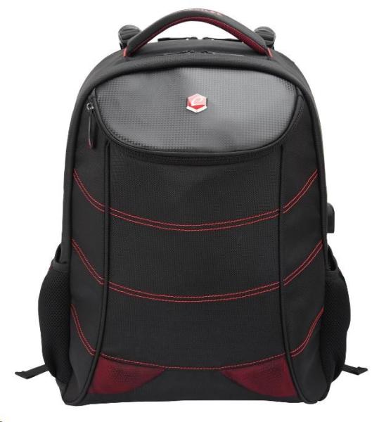 Bestlife herný batoh pre 17" notebook s usb konektormi na nabíjanie3
