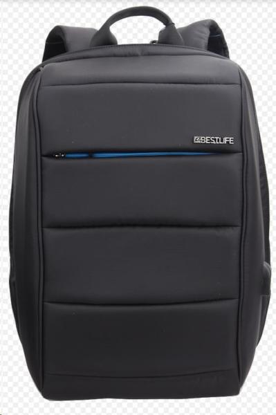 Batoh Bestlife pre 15.6" notebook s ochranou proti krádeži a konektormi USB na nabíjanie