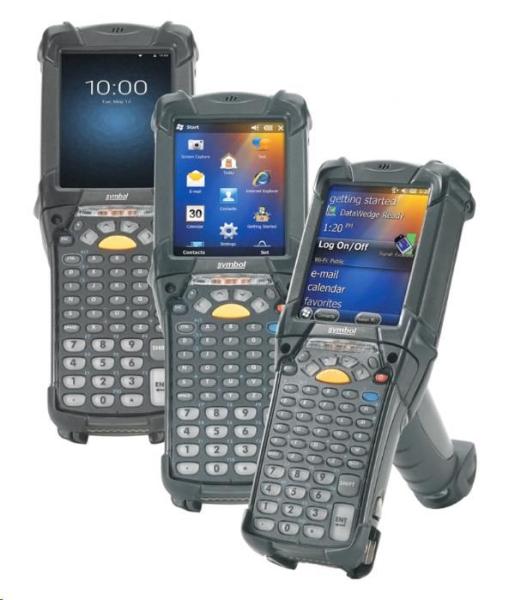 Zebra MC9200 Premium,  1D,  SR,  BT,  Wi-Fi,  5250 Emu.,  pištoľ,  disp.,  RFID,  IST