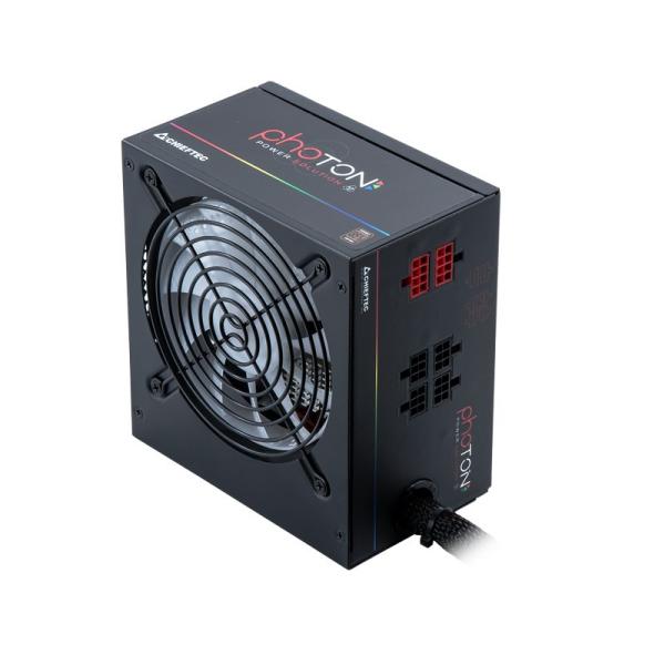 CHIEFTEC Photon Series,  CTG-750C-RGB,  750W,  12cm RGB ventilátor,  Active PFC,  modulárny,  maloobchod,  85+3