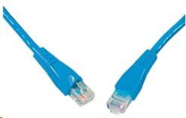 Solarix Patch kábel CAT6 UTP PVC 0, 5m modrý odolný proti zachyteniu C6-114BU-0, 5MB