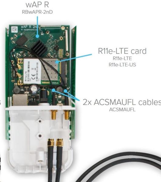 MikroTik ACSMAUFL Pigtail, 15 cm, U.FL - SMA samica3