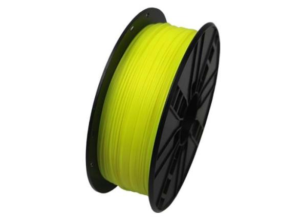 GEMBIRD Tlačová struna (filament) PLA, 1,75 mm, 1 kg, fluorescenčná, žltá
