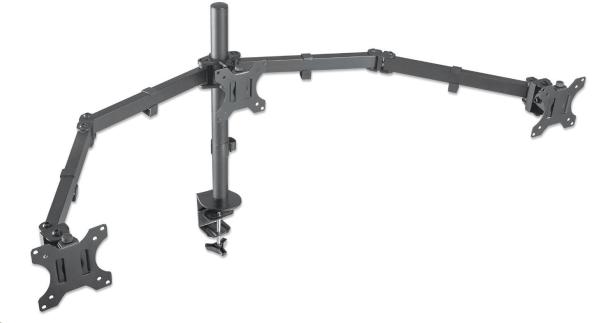 MANHATTAN Stolný držiak pre 3 LCD monitory,  13" až 27"1