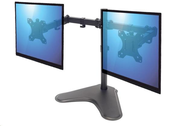 Stojan MANHATTAN (univerzálny) pre 2 LCD monitory,  13" až 32",  8 kg2