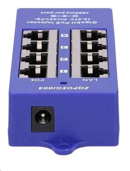 POE injektor pasivní - 4x 1 Gb/ s,  stíněný1