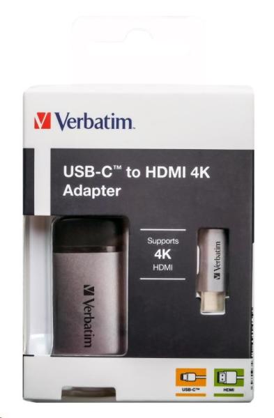 VERBATIM 49143 Adaptér USB-C™ na HDMI 4K HUB1