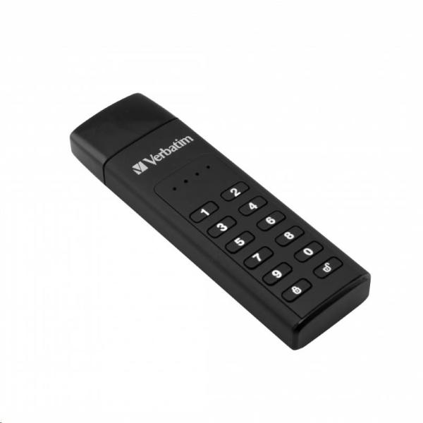 VERBATIM USB 3.0 Disk 64 GB - Zabezpečená klávesnica (R:160/ W:140 MB/ s) GDPR