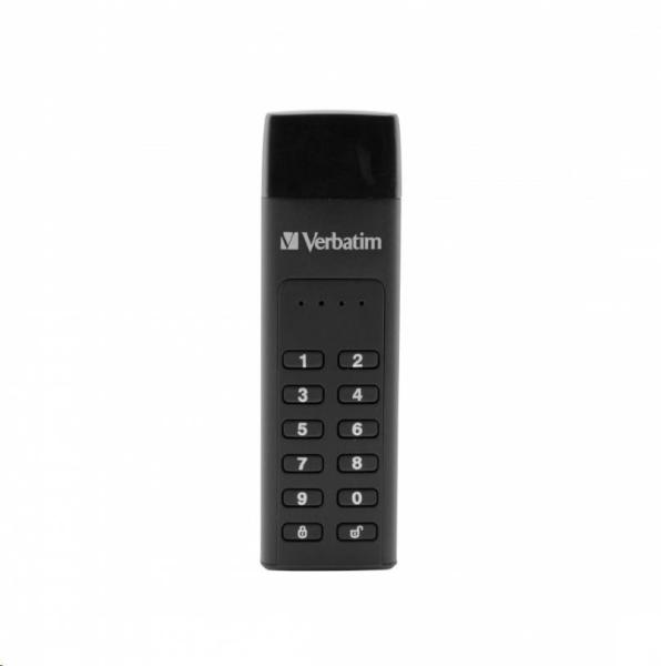 VERBATIM USB C 3.1 disk 32 GB - klávesnica Secure (R:160/ W:130 MB/ s) GDPR4