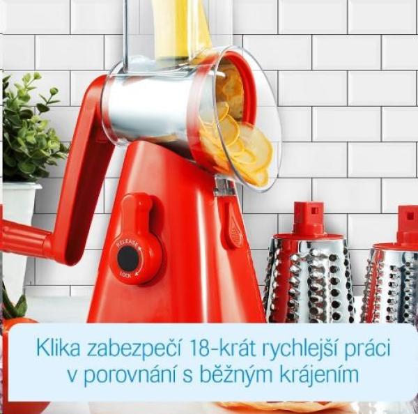 Nutri Slicer - látkuje,  strouhá,  krájí na jemno0