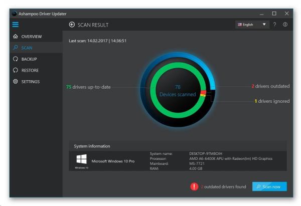 Ashampoo Driver Updater2
