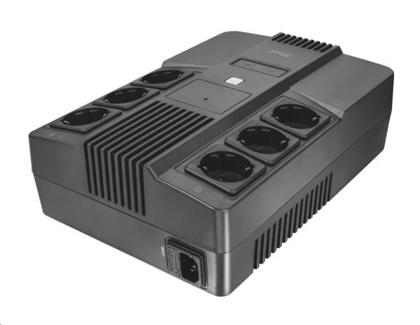 UPS TRUST Maxxon 800VA so 6 štandardnými zásuvkami
