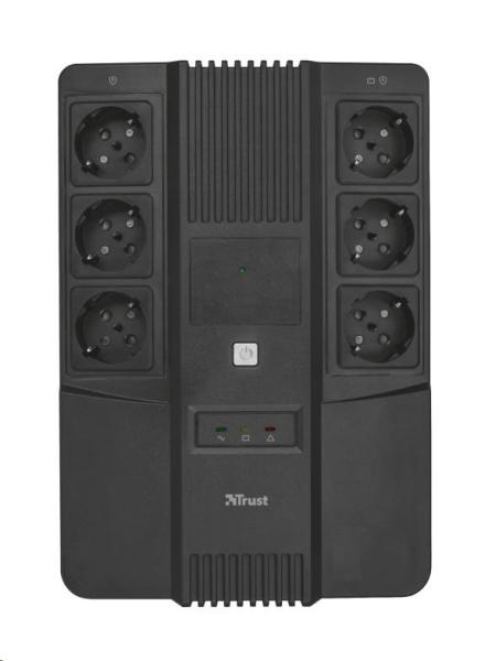 UPS TRUST Maxxon 800VA so 6 štandardnými zásuvkami2