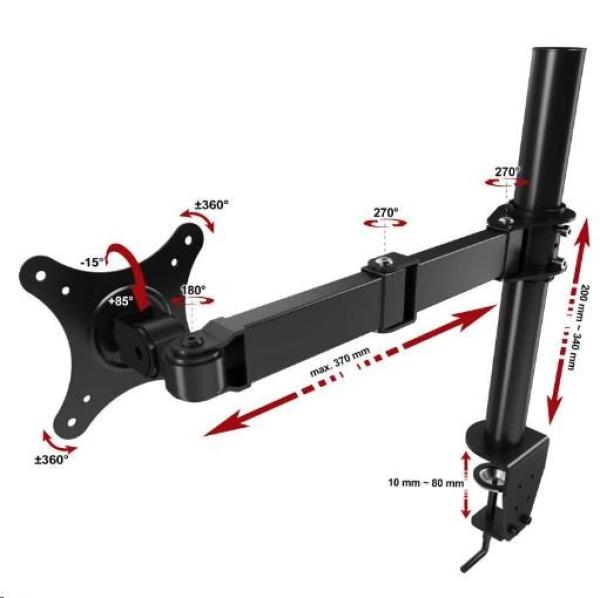 Levný stolový držák monitoru Ergosolid MD1122