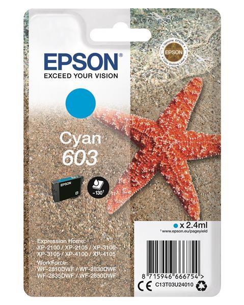 Atramentová tyčinka EPSON Singlepack "Starfish" Cyan 603