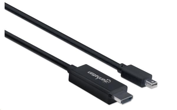 Kábel MANHATTAN Mini DisplayPort na HDMI (4K@60Hz),  1.8 m,  čierna3