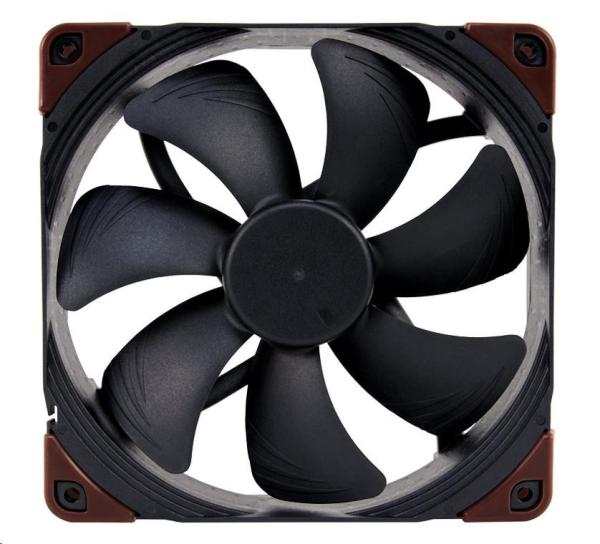 NOCTUA Ventilátor NF-A14 iPPC-3000 PWM,  140mm,  černá/ hnědá1