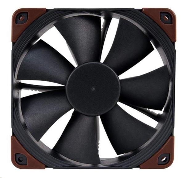 NOCTUA Ventilátor NF-F12 iPPC-3000 PWM,  120mm,  černá/ hnědá1