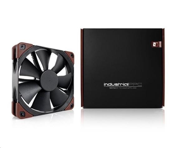 NOCTUA Ventilátor NF-F12 iPPC-3000 PWM,  120mm,  černá/ hnědá2