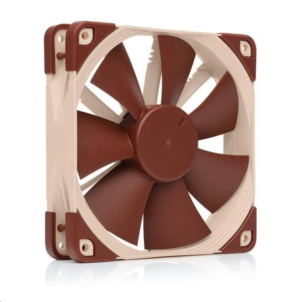 NOCTUA Ventilátor NF-F12-PWM,  120mm,  hnědá