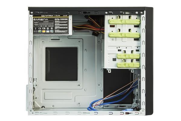 Skriňa CHIEFTEC Mesh Series/ Minitower,  XT-01B-OP,  čierna,  USB 3.0,  žiadny zdroj1