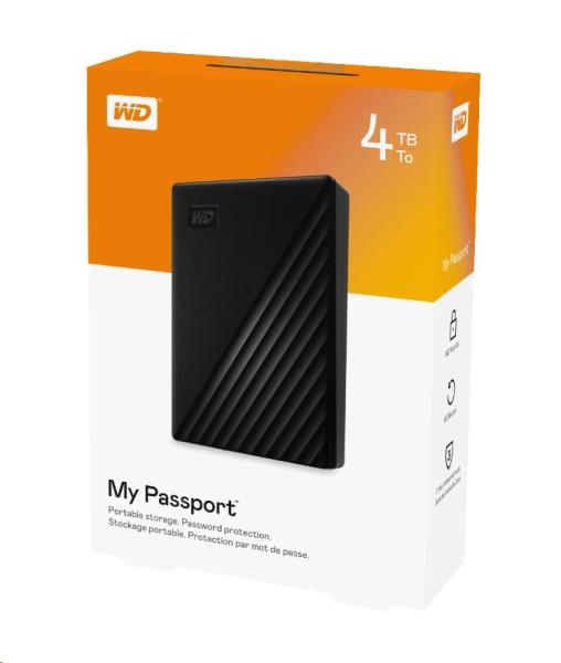 Prenosný disk WD My Passport 4 TB Ext. 2.5" USB3.0 Čierna5