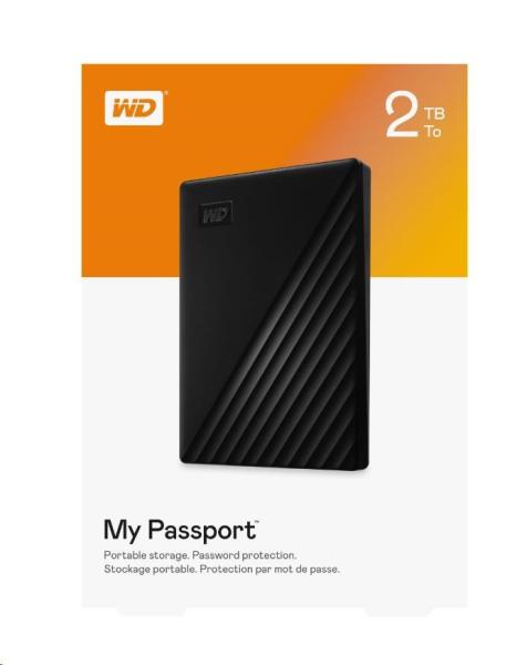Prenosný 2TB disk WD My Passport Ext. 2.5" USB3.0 Čierna5