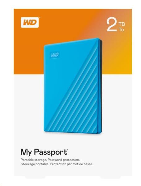 Prenosný 2TB disk WD My Passport Ext. 2.5" USB3.0 Modrá6