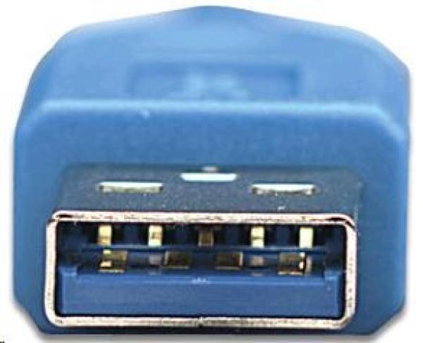 MANHATTAN USB kábel 3.0 A-A predĺženie 2m,  modré4