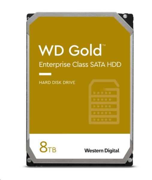 WD GOLD WD8004FRYZ 8TB SATA/ 6Gb/s 256MB cache 7200 otáčok za minútu, CMR, Enterprise